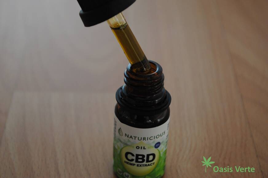 test naturicious huile cbd pipette 1